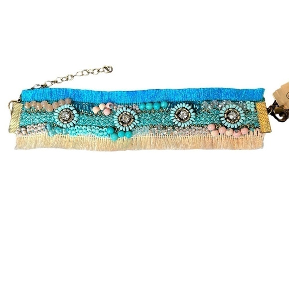 Stephan & Co. Fringe Beaded Braided & Rhinestone Adjustable Bracelet - Picture 4 of 14